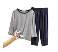 Bambino Completi Estivi,Completo Estivo Unisex+Pantaloncini Completo Set Estate Camicia Quadri Manica Corta di 2 Pezzi con Tuta da Ginnastica Ideale Come Regalo Bimbo