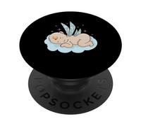 Bambino con le ali di fata PopSockets PopGrip Adesivo