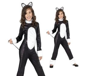 Bambino Cool Cat Kitty Costume Libro Settimana Giorno da Halloween Ne
