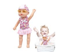 Bambino d'acqua - da bagno impermeabile - giocattolo da bagno galleggiante a pile per ragazze spiaggia viaggio casa piscina bagno compleanno