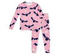 Bambino di Halloween Unisex Pigiama,Set Biancheria da Notte per Bambini Abiti Casual Adolescenti Pigiama Semplice e Morbido Set Pigiami accoglienti 2 Pezzi Vestiti la casa, Relax Quotidiano