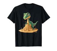 Bambino Dinosauro Raptor T Rex Bambini Jurassic Cartoon Maglietta