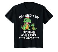 Bambino Diventerò Un Fratello Maggiore 2026 Dinosauro Dino Bebè Maglietta