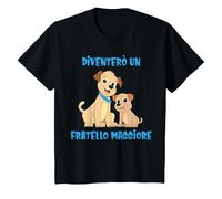 Bambino Diventerò Un Fratello Maggiore Cane Cuccioli Fratelli Cani Maglietta
