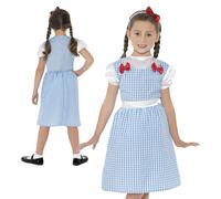 Bambino Dorothy Costume Paese Vestito Libro Settimana Età 4-12, Co