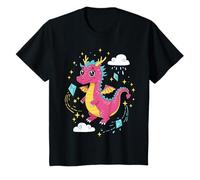 Bambino Dragon Kids Dragon Fun Magical Fantasy Creature for Boys Maglietta