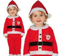 Bambino E Neonato Babbo Natale Costume Bambini Vestito di Completo Nuovo Fg