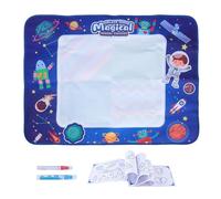 Bambino Early Learning Water Canvas Grande tappetino lavabile riutilizzabile per bambini Drawing Map tappetini per i più piccoli Play Outdoor Play in plastica 31,30 x 23,42 pollici (Spazio)
