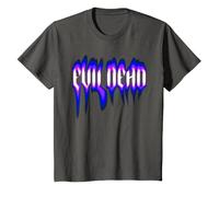 Bambino Evil Dead Burn Horror Gotico Glow Effect Halloween Bambini Maglietta