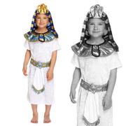 Bambino Faraone Egiziano World Libro Giorno Costume Adatto Per Età 10-12 Anni