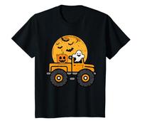 Bambino Festa in Costume di Halloween per Bambini Monster Truck Boy Ghost Pumpkin Maglietta