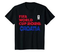 Bambino FIFA World CUP26 Croatia Block Letters Maglietta