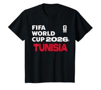 Bambino FIFA World CUP26 - Lettere a Blocchi Tunisia Maglietta