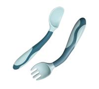 Bambino Forchetta E Cucchiaio - Primo Cucchiaio - Prima Posate Per Introduzione Alimenti Solidi Per Bambini E Ragazze