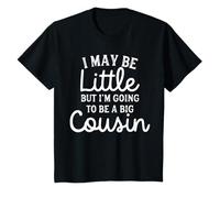 Bambino Forse sono piccolo ma sarò un cugino maggiore, carino neonato Maglietta