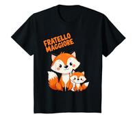Bambino Fratello Maggiore Cuccioli Volpe Sono Finalmente Super Volpi Maglietta