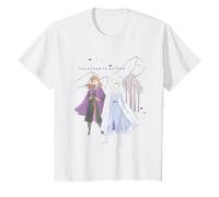 Bambino Frozen 2 Elsa And Anna Better Together Maglietta