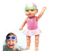 Bambino galleggiante | Giocattolo da nuoto impermeabile con arti mobili | Giocattoli da viaggio per bambini e ragazze balneare sabbia vasca famiglia