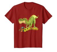 Bambino Gigantosaurus, il più grande dinosauro, design colorato e divertente Maglietta