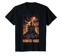 Bambino Halloween Spooky Haunted House Bambini Maglietta