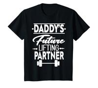 Bambino Il futuro partner di sollevamento di papà Maglietta