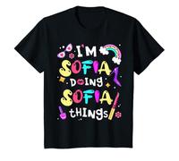 Bambino I'm Sofia Doing Sofia Things Cute Girls Nome personalizzato Maglietta