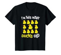 Bambino I'm This Many Ducks Old Duck 11 ° Compleanno 11 Anni Bday Maglietta