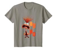 Bambino Inside Out Screaming Halloween Maglietta