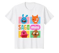 Bambino Jack, Jinja, Robin e Harvey Grid Maglietta