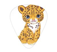 Bambino Jaguar Guitar Pick 12 Picks Moda Durevole Bass Plectrums In Una Scatola Per Ukulele Chitarra Elettrica Basso