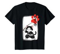 Bambino Kawaii Samurai Cat - Simpatico Gattino Giapponese Katana Maglietta