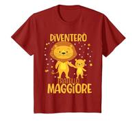 Bambino Leone Sono grande fratello - Diventerò un fratello maggiore Maglietta