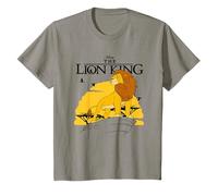 Bambino Lion King Standing Over A Rock Maglietta