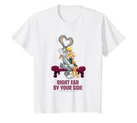 Bambino Looney Tunes Bugs and Lola Valentine's Day Cuddle Camiseta Maglietta