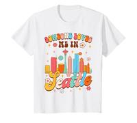 Bambino Made In Seattle Baby Shower Someone Loves Me A Seattle Maglietta