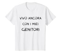 Bambino Maglia Divertente Bambino Vivo Ancora Con i Miei Genitori Maglietta