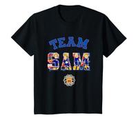 Bambino Maglietta Sam il Pompiere Bambino, Ufficiale, Team Sam Maglietta