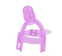 Bambino Mano Anti-mangiare Massaggiagengive Portatile Morbido Silicone Giocattolo di Dentizione Strumento Masticazione Sensoriale Giocattolo da Bagno per 0-18 Mesi Bambini Ragazzo Ragazza (viola)