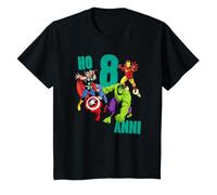 Bambino Marvel Avengers Compleanno 8 Anni Maglietta