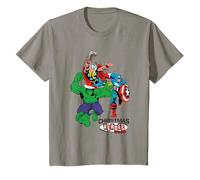 Bambino Marvel Comics Natale Heroes Maglietta