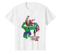 Bambino Marvel Comics Natale Heroes Maglietta