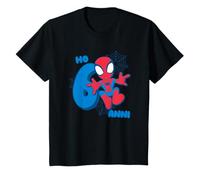 Bambino Marvel Spider-Man Cute Spidey Compleanno 6 Anni Maglietta