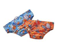 Bambino Mio 2 Pezzi Costumino Contenitivo Cotone Riutilizzabile 1-2 anni | OEKO-TEX Standard 100. Vestibilità aderente. Leggeri e ad asciugatura rapida. Elastico in vita. Tessuti morbidi