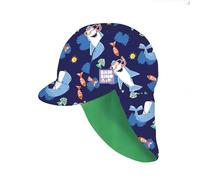 Bambino Mio, Cappellino Nuoto Sole Reversibile, Protezione UPF40+, Esploratori dell'Oceano, (1-3 Anni)