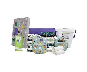 Bambino Mio, Miosolo Classic - Pannolino in tessuto, set completo, piccolo giardiniere