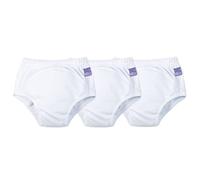 Bambino Mio unisex 3TPA 3+Y Monocromatica, Mutandina Allenatrice - Confezione Da 3, 3+ anni, Bianco