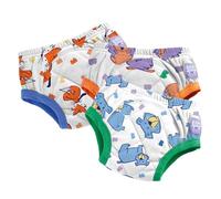 Bambino Mio Mutandine riutilizzabili per l'apprendimento del vasino, confezione da 3, 2-3 anni - Animali all'aperto, per bambini e bambine, biancheria intima
