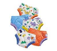 Bambino Mio Mutandine riutilizzabili per l'apprendimento del vasino, confezione da 5, 3-4 anni - Brave Dinos, per bambini e bambine, biancheria intima
