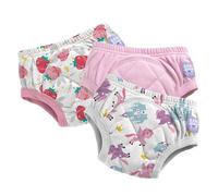 Bambino Mio Pantaloni da allenamento per neonati, 3 - 4 anni, rosa fragola unicorno, riutilizzabili, lavabili, per bambini e bambine, con punto croce