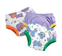 Bambino Mio Pantaloni da Allenamento Piccoli, 3-4 Anni, con Animali Coraggiosi, riutilizzabili, Lavabili, Punto Croce